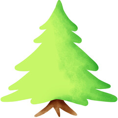 green christmas tree