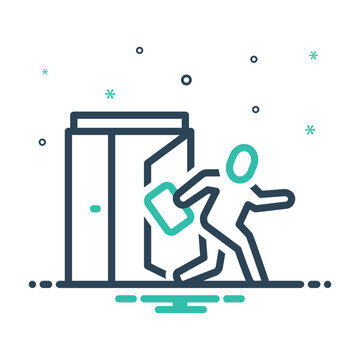 Mix icon for leave