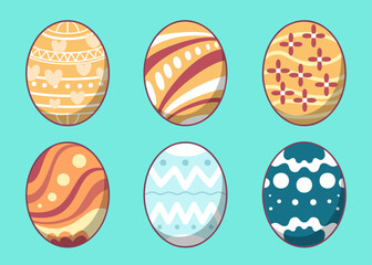 Easter eggs set