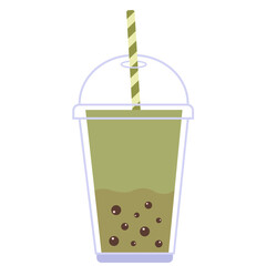 matcha milk tea