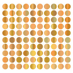 Metalic gradient collection with shiny rainbow hologram. Holographic foil texture, green, blue, yellow, pink gradation. Vector set for frame, ribbon, border, other design