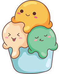 Ice Сream Cute Character