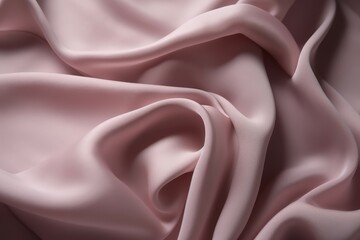 Soft pink fabric. Generate Ai
