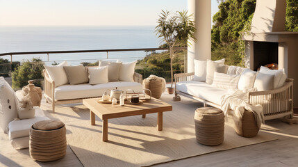 Obraz premium Outdoor living room