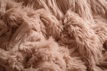 textural close-up of soft and fluffy fabric, created with generative ai