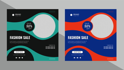 Fashion social media post template 