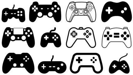 Different controllers and joypads - gamer love and console nerd - playing online with friends