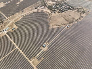 Aerial view of a Solar Farm