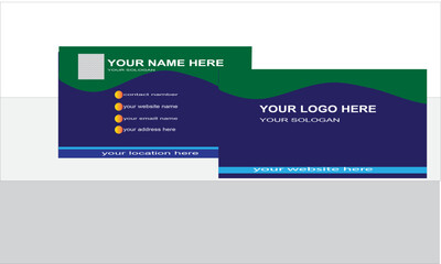 corporate business card design for personal identity