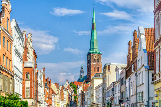 L&uuml;beck: &uuml;ber die Engelsgrube zur Jakobikirche