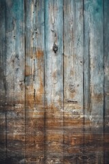 rustic wooden planks with aged surface, created with generative ai