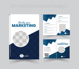 Business brochure template layout design,Corporate Bi Fold Brochure Template, Cover Page With Two Sides Presentation, 16 page corporate brochure editable template layout, minimal business brochure tem