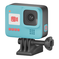 action camera 3d icon illustration