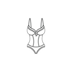 lingerie icon design