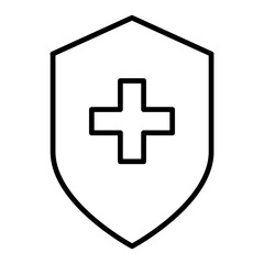 Fototapeta premium medical insurance icon