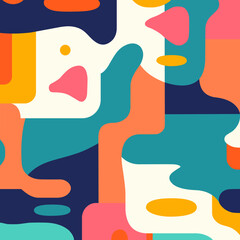 Modern trendy khaki style abstract