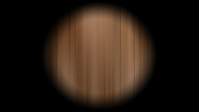 Looping animation of a scary glitch film camera lens