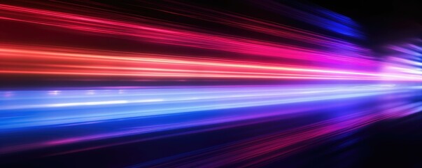 Abstract Neon Lights Motion Exposure Capture Background