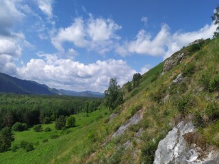 landscape in the mountains