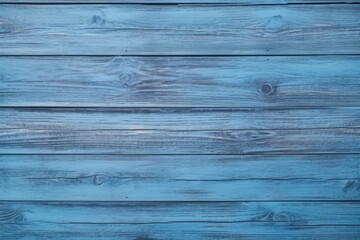 Obraz premium Natural Blue Wooden Plank Texture Background