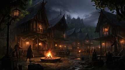 Fototapeta premium Beautiful Game Environment Art