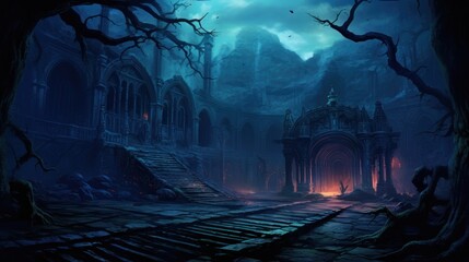 Obraz premium Beautiful Game Environment Art