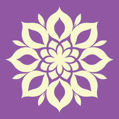 flower logo vector simple abstract flat mandala tattoo plant color blossom floret bloom stencil