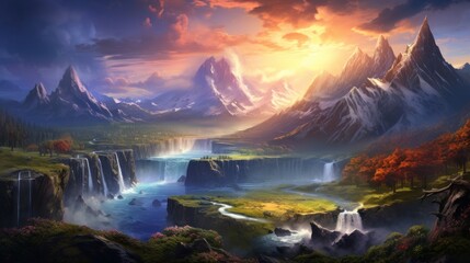 Fantasy Landscape Game Art