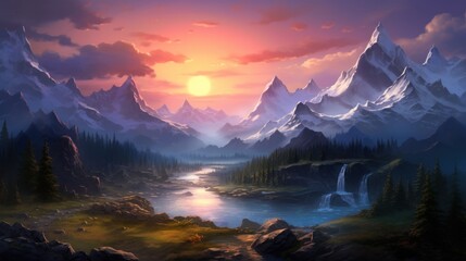 Fantasy Landscape Game Art