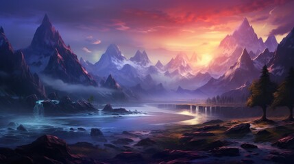 Fantasy Landscape Game Art