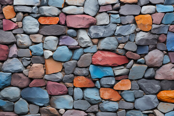 Rock wall, Colorful stone background