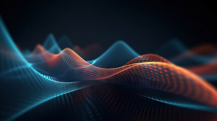 Modern digital abstract 3D background. Can be used in the description of network abilities, technological processes, digital storages, science, education, etc.