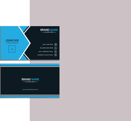 Modern Business Card - Creative and Clean Business Card Template.