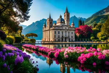 Obraz premium dame de city Generated Ai