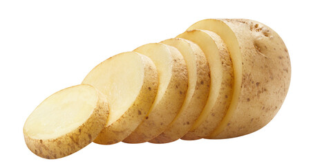 Delicious potatoes cut out