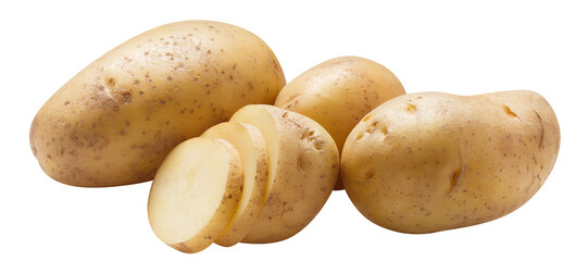 Delicious potatoes cut out
