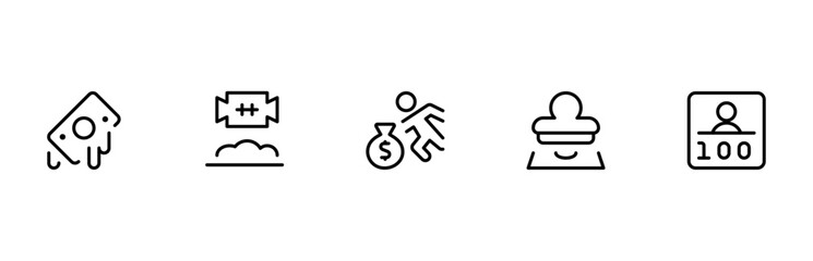 crime, justice icon. vector illustration. linear Editable Stroke. Line, Solid, Flat Line, thin style and Suitable for Web Page, Mobile App, UI, UX design.