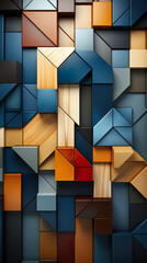 A bunch of different colored cubes on a black background. Generative AI.