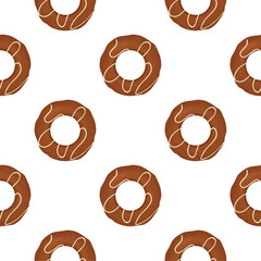 Pattern homemade cookie different taste in pastry biscuit