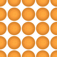 Pattern homemade cookie different taste in pastry biscuit