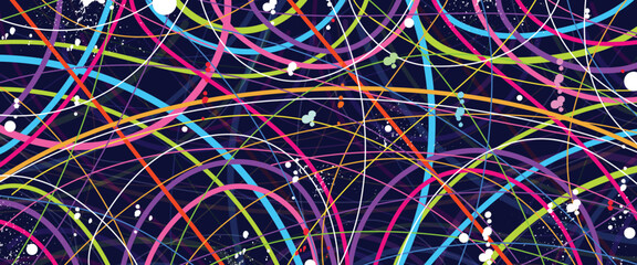 Abstract graffiti art bacgkround in rainbow colors. graffiti urban theme for prints, banners, and textiles in vector format