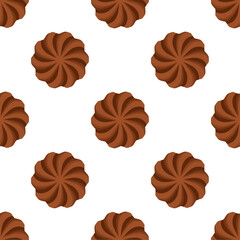 Pattern homemade cookie different taste in pastry biscuit