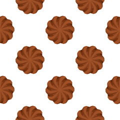 Pattern homemade cookie different taste in pastry biscuit