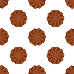 Pattern homemade cookie different taste in pastry biscuit