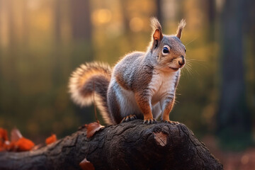 Obraz premium cute and adorable squirrel animal