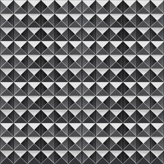 Seamless pattern with black and white triangles. Vector illustration.