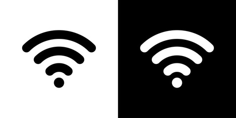 Wi-Fi vector symbol. Internet connection sign. Wireless icon. Wi-Fi illustration. 