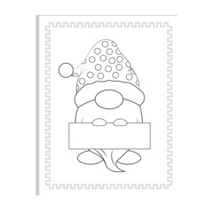 Gnome Coloring Pages for Kids
