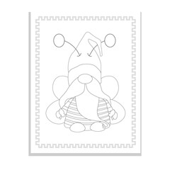 Gnome Coloring Pages for Kids