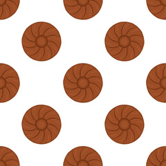 Pattern homemade cookie different taste in pastry biscuit